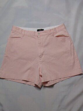 LEE womens SHORTS pink SUPER HIGH WAIST casual SUMMER SIZE 14P